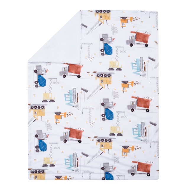 Bedtime Originals by Lambs & Ivy Construction Zone Baby Blanket