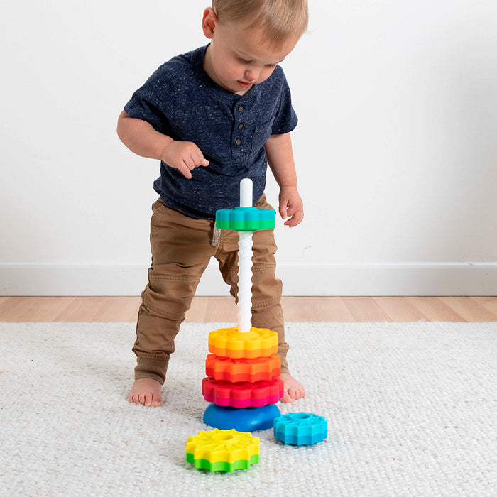 Fat Brain SpinAgain Kids Stacking Toy