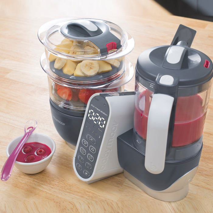 Babymoov Duo Meal Station 6 in 1 Food Processor with Steam Cooker