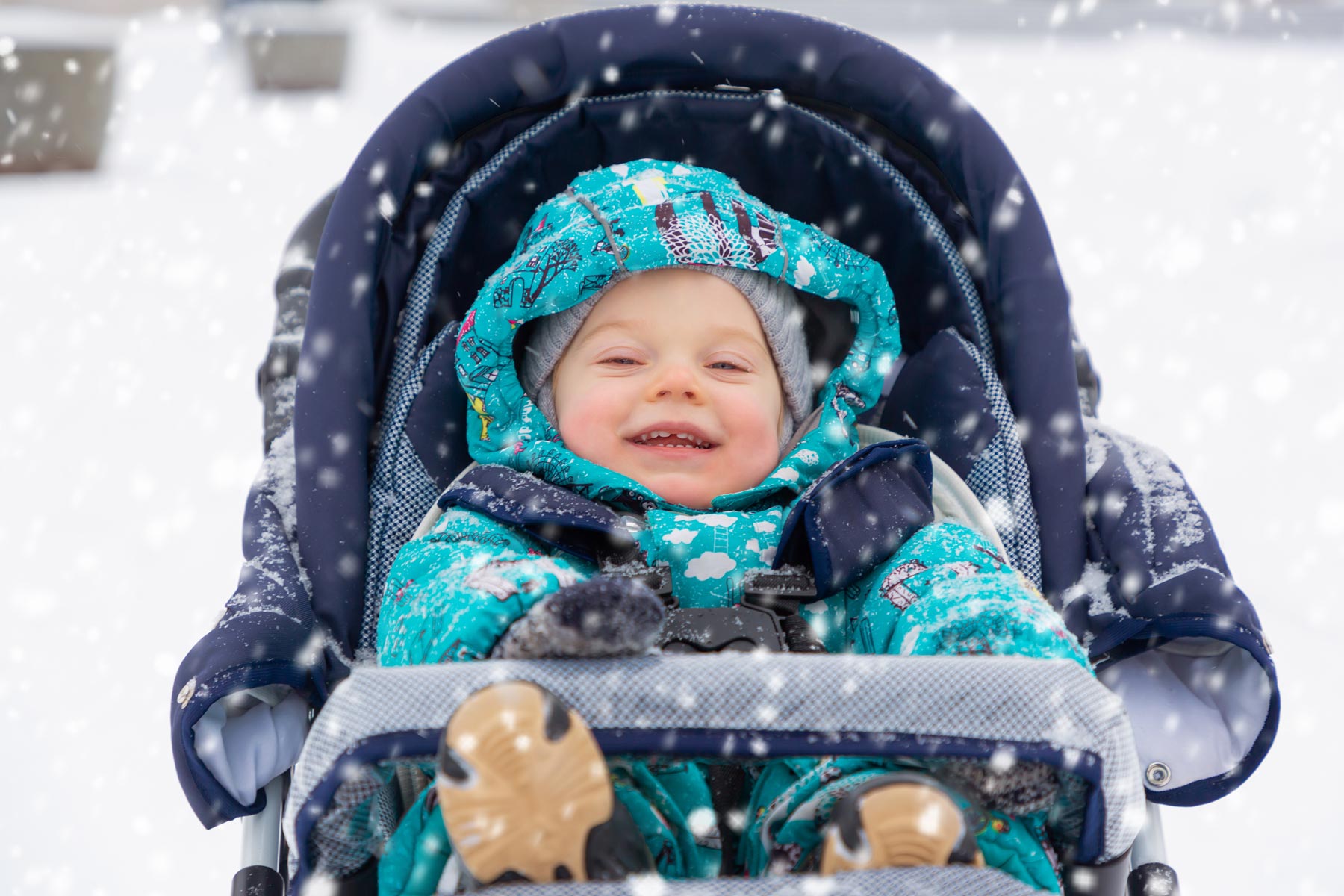 beat cabin fever with cold-weather baby gear