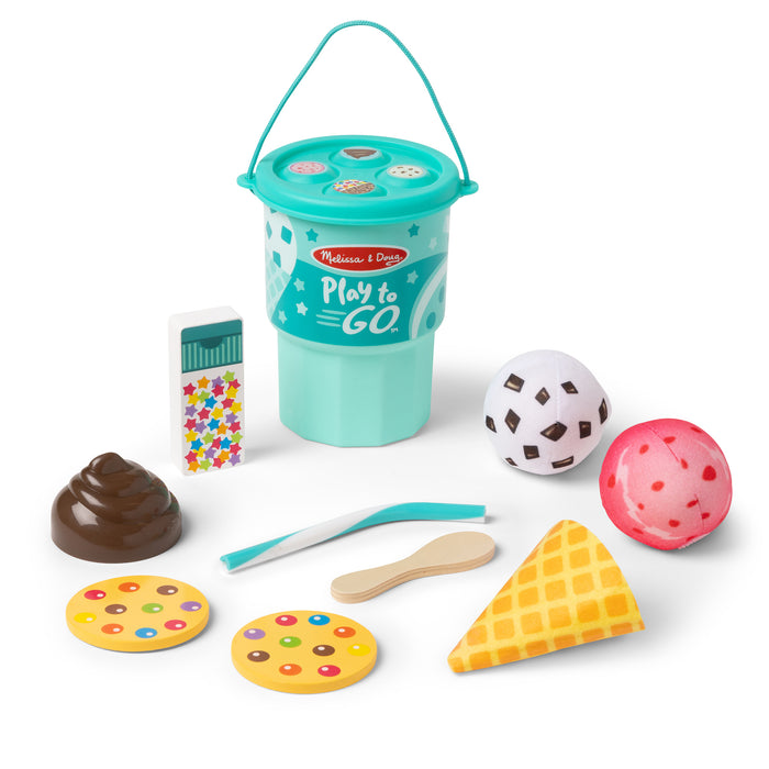 Melissa&Doug Play to GoIce Cream PlaySet(Each)