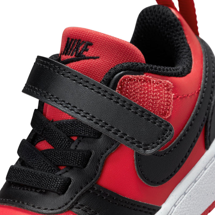 Nike Court Borough Low Recraft University Baby/Toddler Shoes in University Red/Black