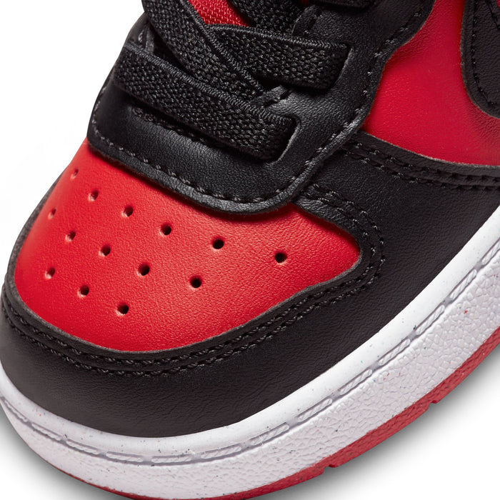 Nike Court Borough Low Recraft University Baby/Toddler Shoes in University Red/Black