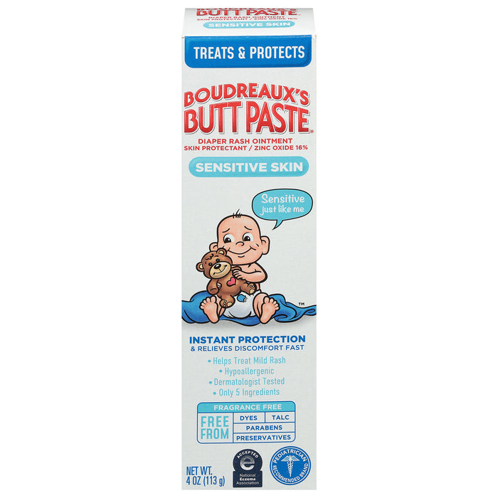 Boudreaux Butt Paste Sensitive 4 Ounce