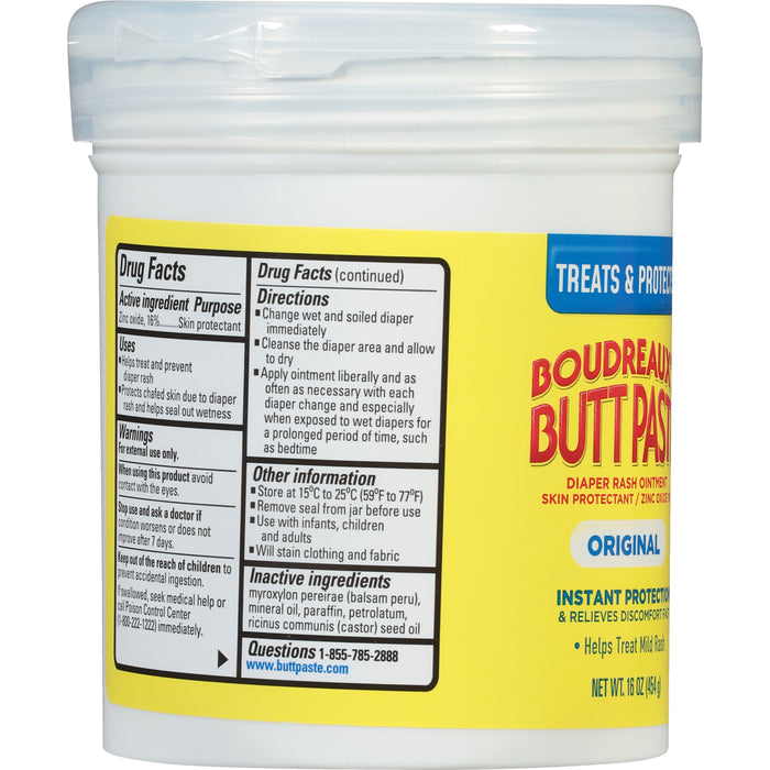 Boudreaux Butt Paste Orig 16 Ounce Jar