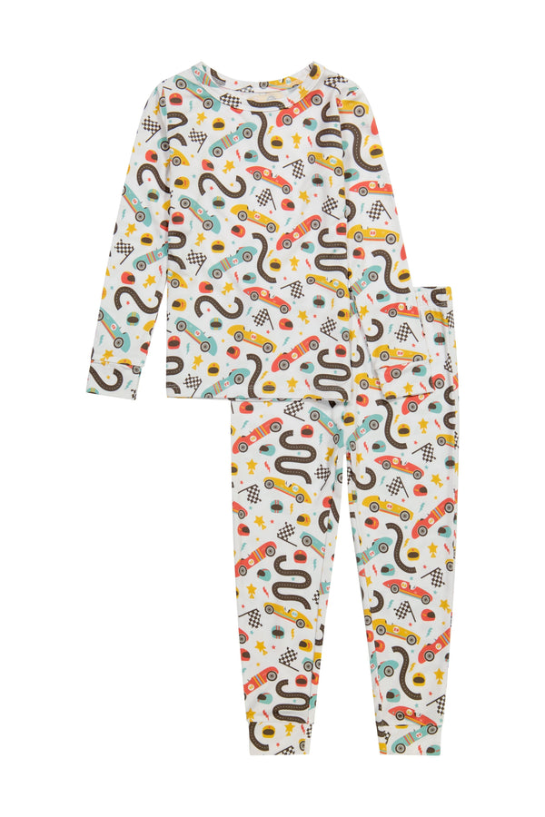 Bird & Bean Pajama Set -  Cruisin'