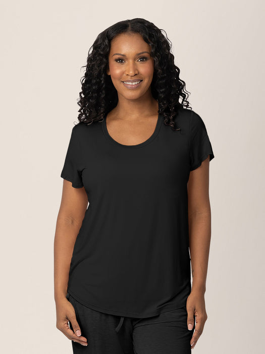 Kindred Bravely Everyday Maternity & Nursing T-shirt | Black