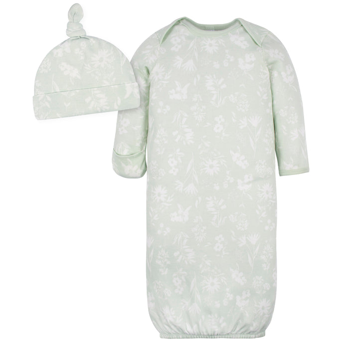 Gerber 2-Piece Wildflower Hat and Gown