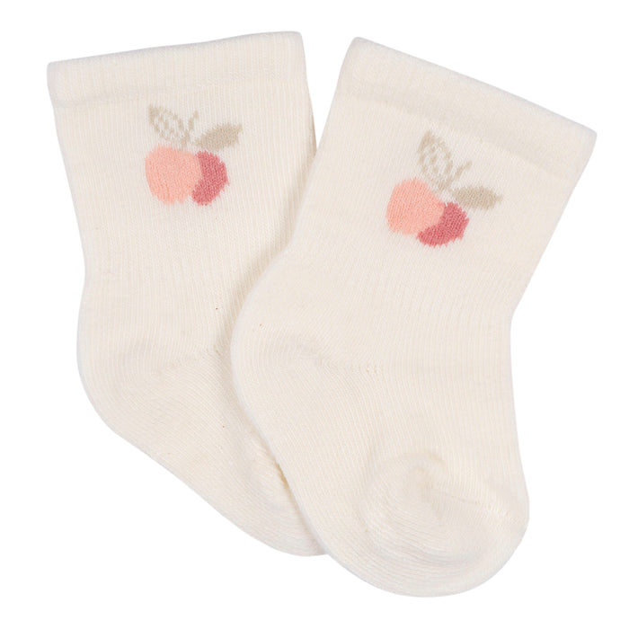 Gerber Baby Girls 6 Pk Wiggle Proof Floral Socks