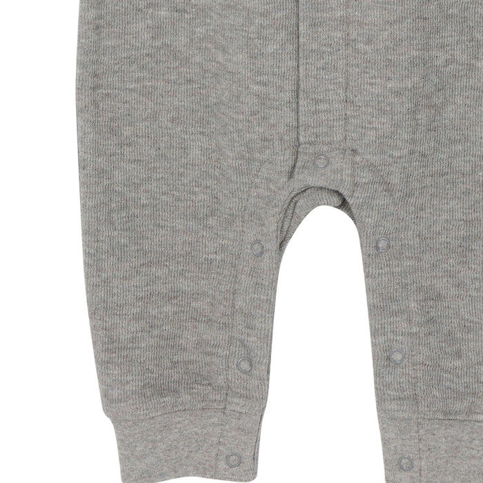 Gerber® Hooded Romper in Grey Heather