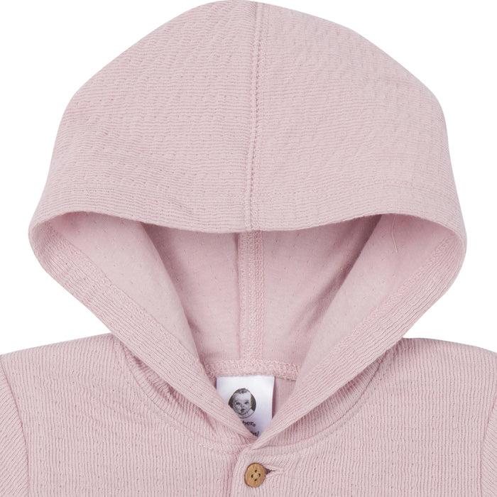 Gerber® Hooded Romper in Mauve