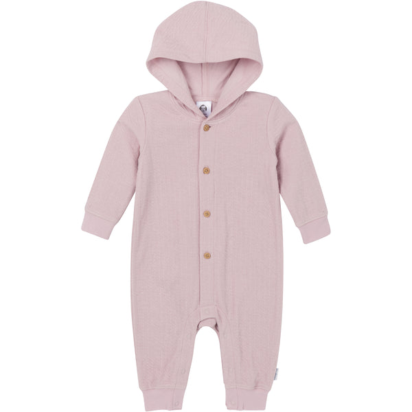 Gerber® Hooded Romper in Mauve