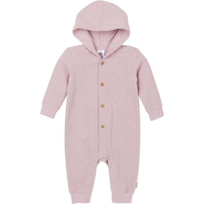 Gerber® Hooded Romper in Mauve