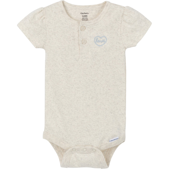 Gerber Retro Floral 3 Pack Bodysuit Set