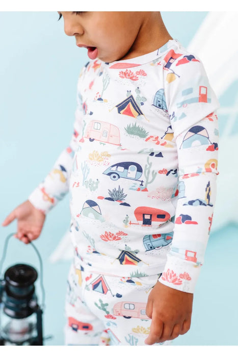 Bird & Bean Bamboo Pajama Set - Desert Western Camper