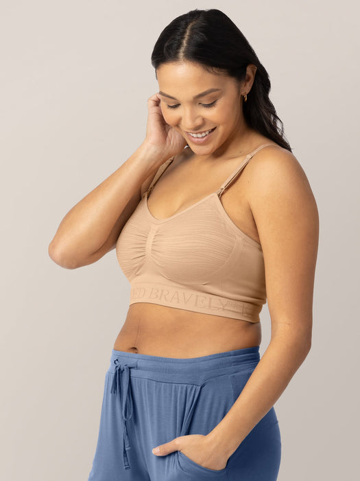 Kindred Bravely Sublime® Hands-Free Pumping & Nursing Bra | Beige