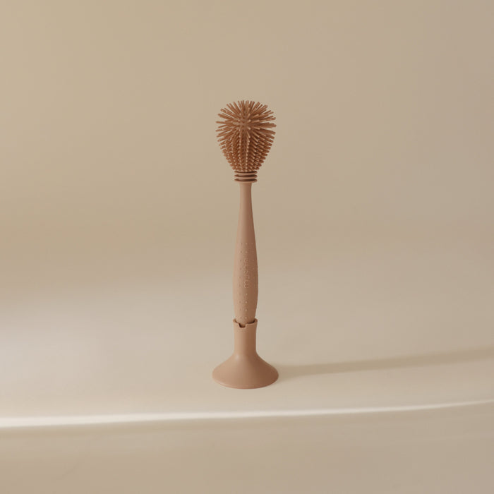 Mushie Silicone Baby Bottle Brush