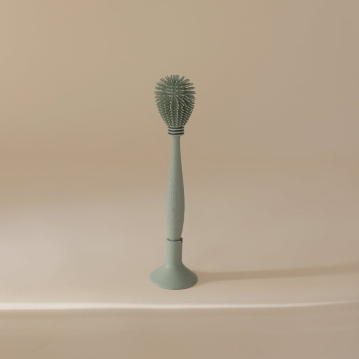 Mushie Silicone Baby Bottle Brush