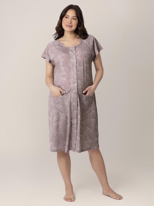 Kindred Bravely Universal Labor & Delivery Gown | Lilac Bloom