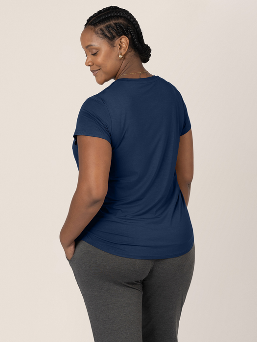 Kindred Bravely Everyday Maternity & Nursing T-shirt | Navy