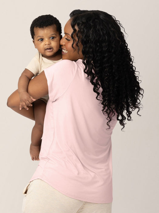 Kindred Bravely Everyday Maternity & Nursing T-shirt | Dusty Pink