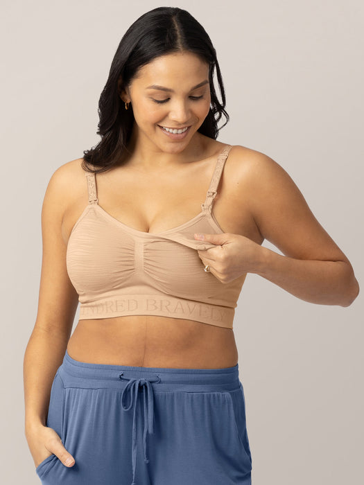 Kindred Bravely Sublime® Hands-Free Pumping & Nursing Bra | Beige