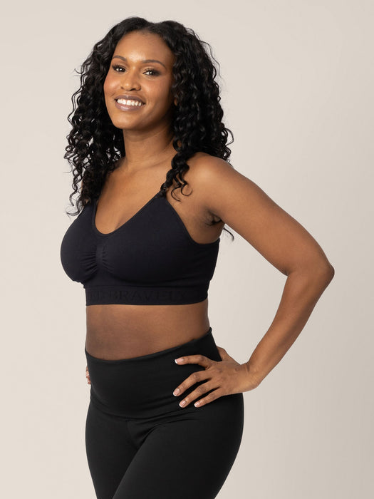 Kindred Bravely Sublime® Nursing Sports Bra | Black