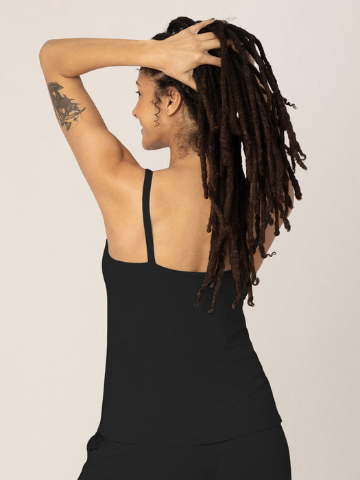 Kindred Bravely Bamboo Lounge Around Nursing Tank | Black