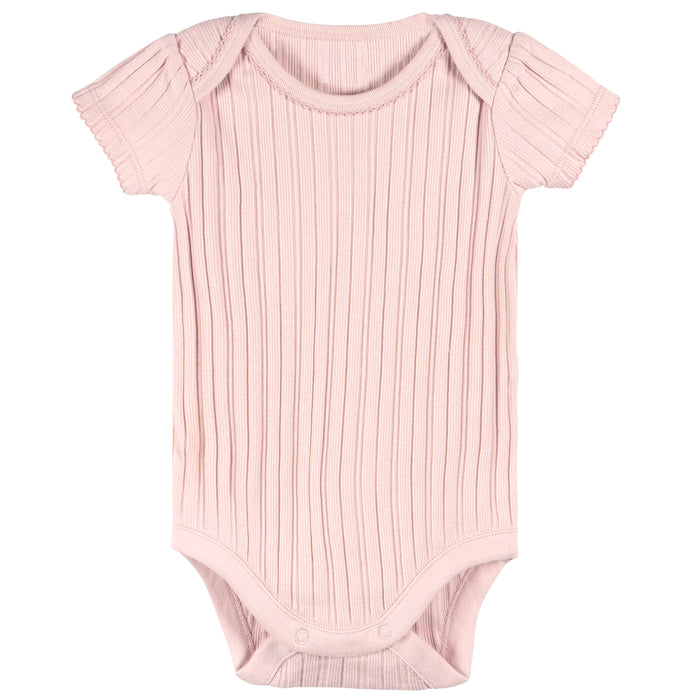 Just Born® 3-Pack Kimono Bodysuits in Pink