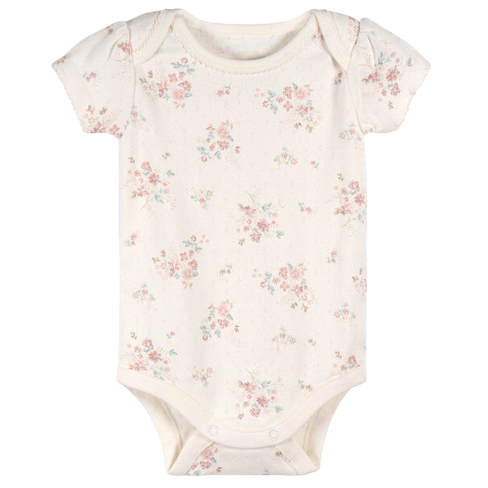 Just Born® 3-Pack Kimono Bodysuits in Pink