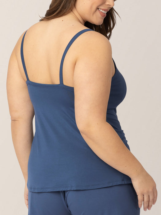 Kindred Bravely Bamboo Lounge Around Nursing Tank | Slate Blue