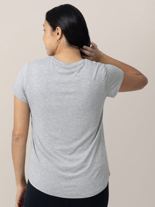 Kindred Bravely Everyday Maternity & Nursing T-shirt | Grey Heather