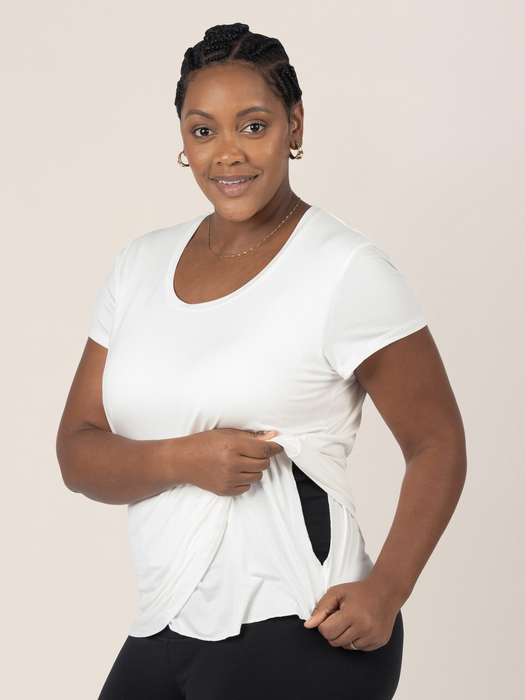 Kindred Bravely Everyday Maternity & Nursing T-shirt | White