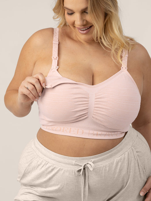 Kindred Bravely Sublime® Hands-Free Pumping & Nursing Bra | Pink Heather