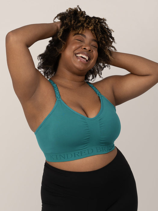 Kindred Bravely Sublime® Hands-Free Pumping & Nursing Sports Bra | Teal