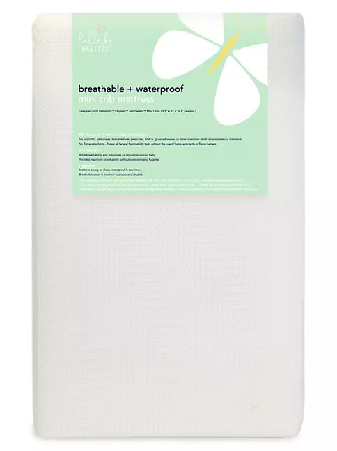 Lullaby Earth Breathe Safe Mini Crib Mattress