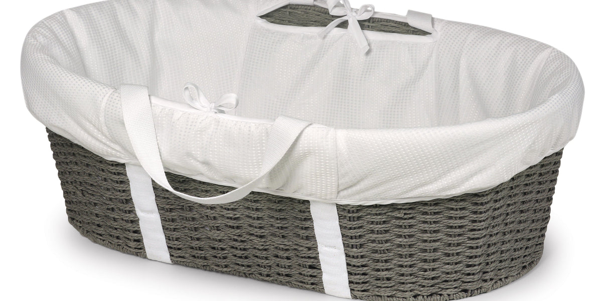 Badger Basket Wicker-Look Baby Moses Changing Basket