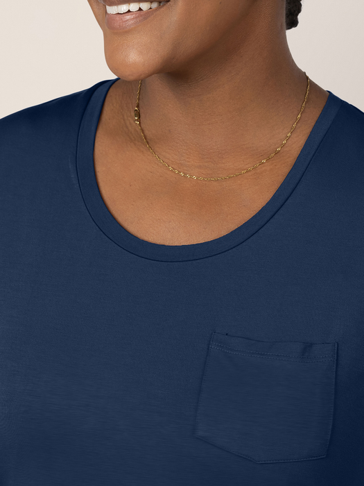 Kindred Bravely Everyday Maternity & Nursing T-shirt | Navy