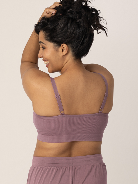Kindred Bravely Sublime® Bamboo Hands-Free Pumping Lounge & Sleep Bra | Twilight
