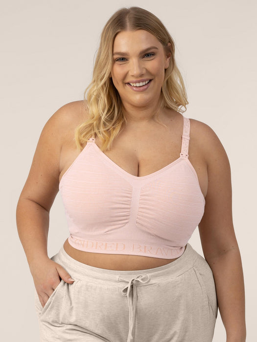 Kindred Bravely Sublime® Hands-Free Pumping & Nursing Bra | Pink Heather