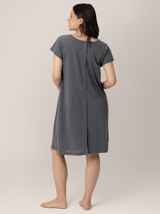 Kindred Bravely Universal Labor & Delivery Gown | Grey Heather