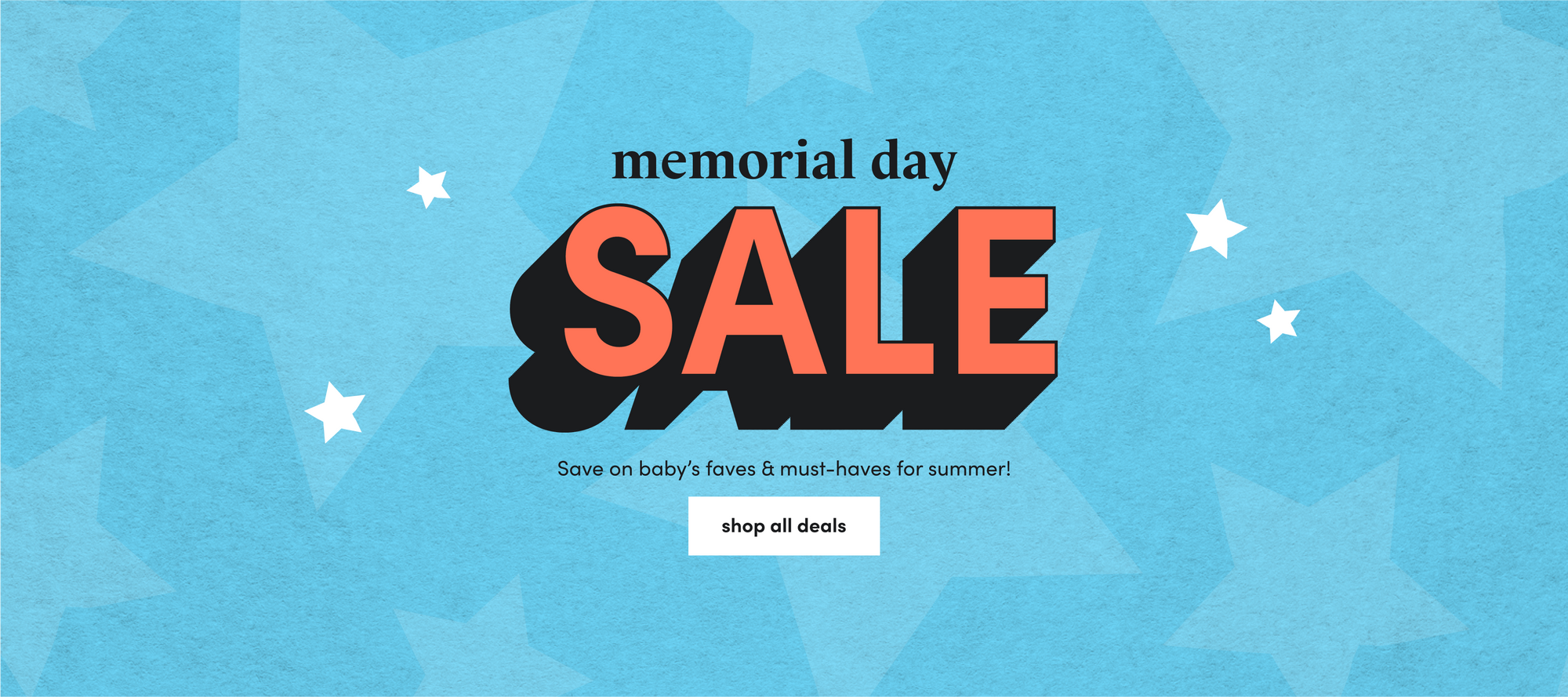 Memorial Day Baby Sale