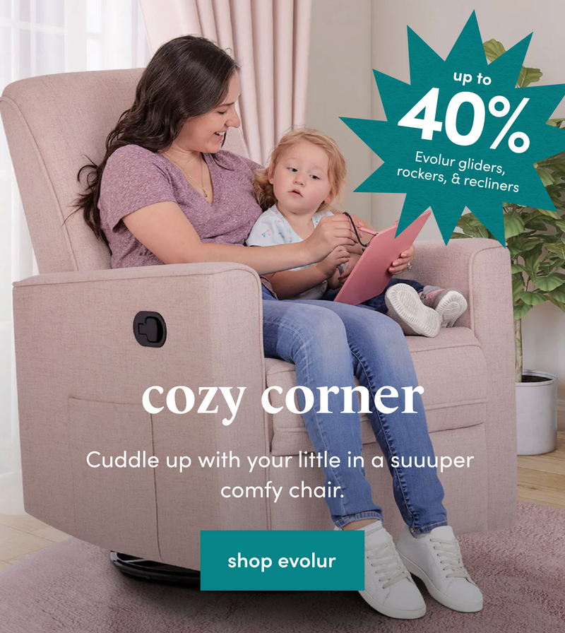 up to 40% off Evolur gliders, rockers, & recliners shop all evolor