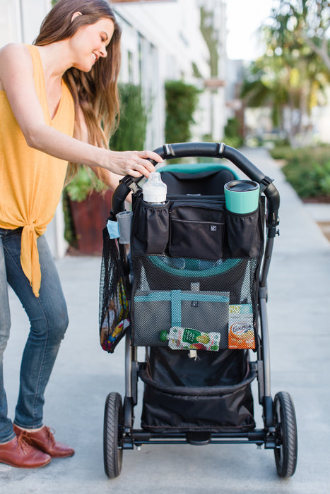 J.L. Childress Cups 'N Cargo Stroller Organizer, Black