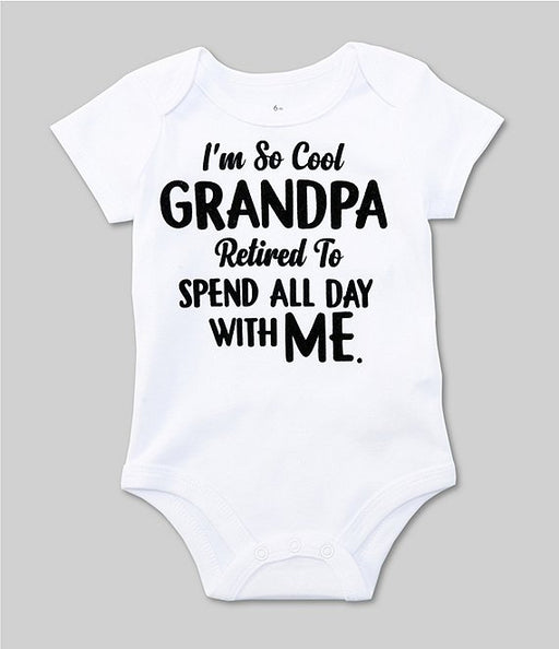 Baby Starters "Grandpa Retired" Bodysuit