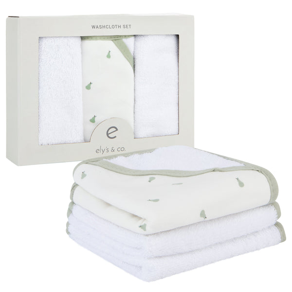 Ely's & Co. 3 Pack Washcloth Set