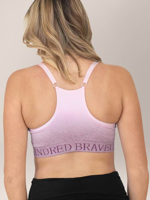 Kindred Bravely Sublime® Hands-Free Pumping & Nursing Sports Bra | Ombre Purple