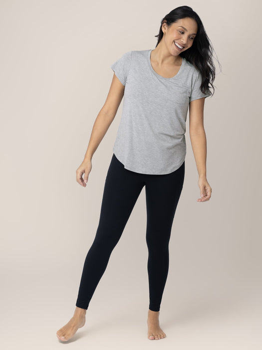 Kindred Bravely Everyday Maternity & Nursing T-shirt | Grey Heather