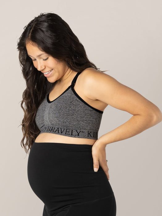 Kindred Bravely Sublime® Nursing Sports Bra | Heather Grey