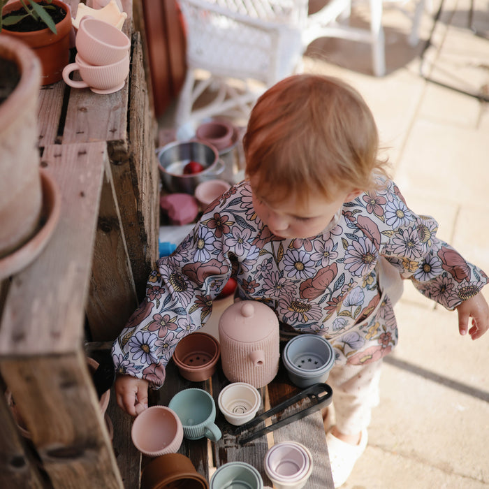 Mushie Silicone Tea Play Set